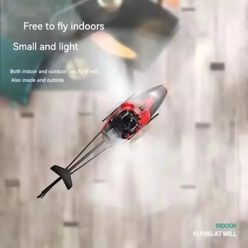 Remote Safe Fall-resistant RC Helicopters Drone Rechargeable Mini RC Drone Children Toys with Random Color Wings