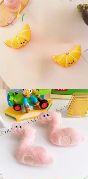 Pet Teeth Grinding and Anti Bite Toy Cartoon Plush Animal Cute Doll Self Fun and Soothing Pet Cat Toy Suitable for Home Play