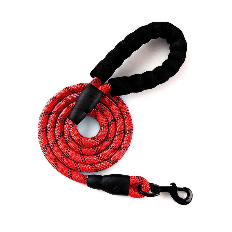2M Pet Dog Leash with Soft Padded Handle Highly Reflective Dog Rope for Night Walking Suitable for Small Medium and Large Dogs
