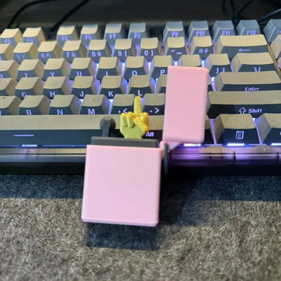 Fun Gag Birthday Gift Accessories Desk Decoration Surprise Gift Box Toys Middle Finger In The Box Supplies Crafts Decor Figurine