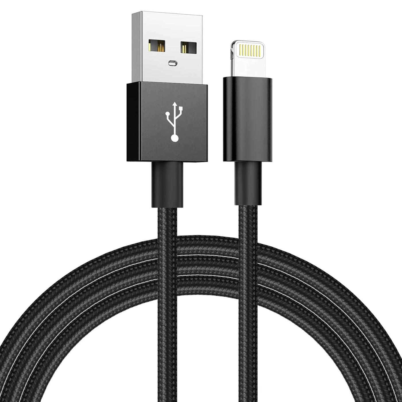 2.4A USB Cable For iPhone 13 12 11 14 Pro Max XR X XS Max 6S 6 7 8 Plus iPad iPhone Charger Fast Charging Cord Data Charger Wire