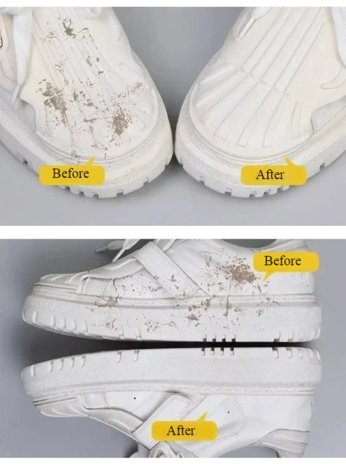 3/2/1PCS Shoe Cleaning Eraser Revitalize Your Sneakers with This Waterless Shoe Brush Household Cleaning Brush Eraser Tools