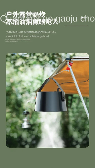 New USB Desktop Range Hoods Portable USB Powered Exhaust Fan Small Kitchen Hood Extractor Barbecue Large Suction Cooker Hood