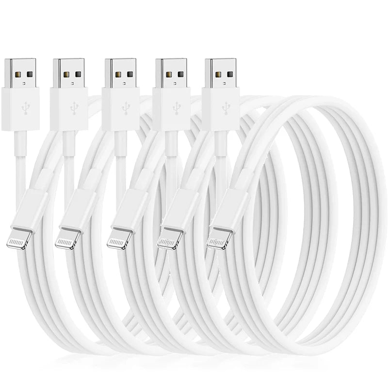 15W Fast Charging USB A Cable for iPhone 7 to 14,13,11,12 Pro Max & XR