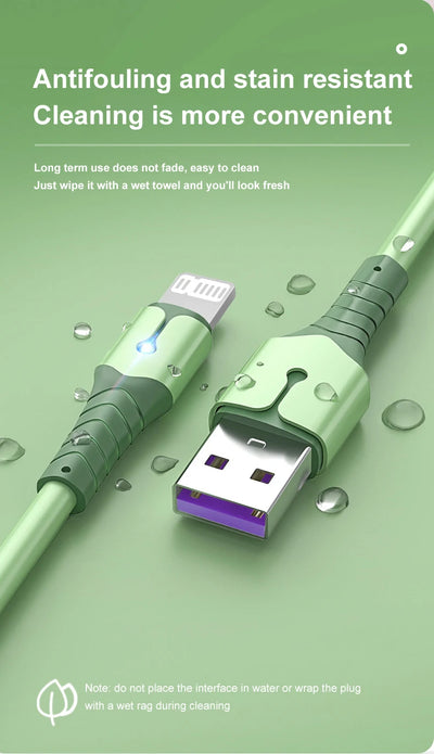 USB Cable for iPhone 14 13 12 11 Pro Max XS XR 6s 7 8 Plus iPad 3A Fast Charging Cable USB to ios Data Cable Quick Charger Wire