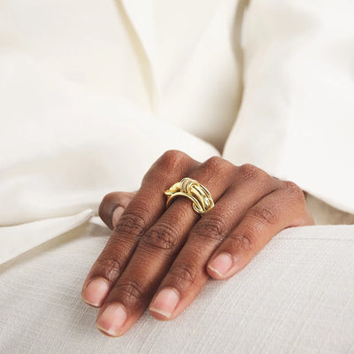 Dainty Stackable Rings for Women Luxury CZ Zircon Shiny Round Circle Ring Paper Clip Simple Combination Jewelry Gifts Wholesale