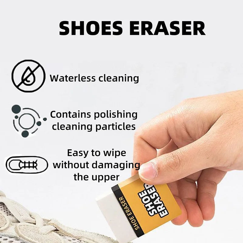 Eraser for Shoe Shine Cleaning Gadget White Shoe Stain Removal Rubber Polishing Tool for Cleaning Suede Sneakers