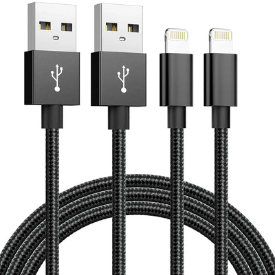 2.4A USB Cable For iPhone 13 12 11 14 Pro Max XR X XS Max 6S 6 7 8 Plus iPad iPhone Charger Fast Charging Cord Data Charger Wire