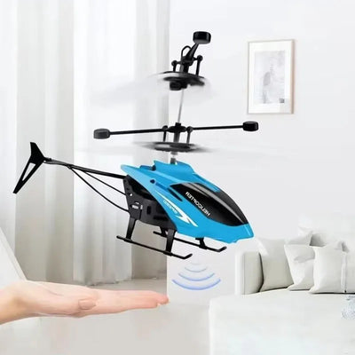 Remote Safe Fall-resistant RC Helicopters Drone Rechargeable Mini RC Drone Children Toys with Random Color Wings