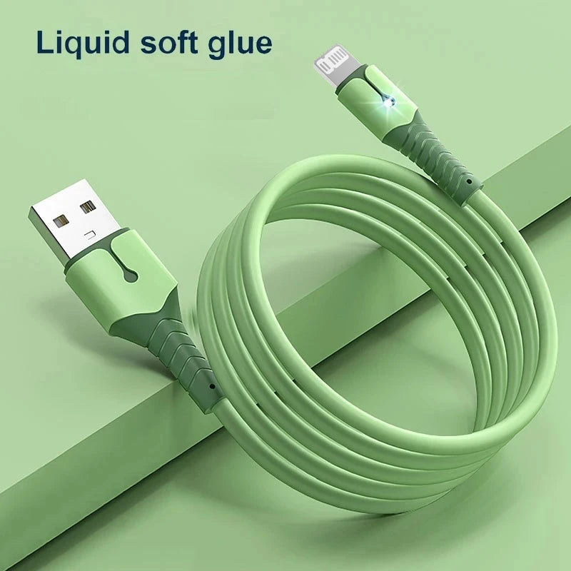 USB Cable for iPhone 14 13 12 11 Pro Max XS XR 6s 7 8 Plus iPad 3A Fast Charging Cable USB to ios Data Cable Quick Charger Wire