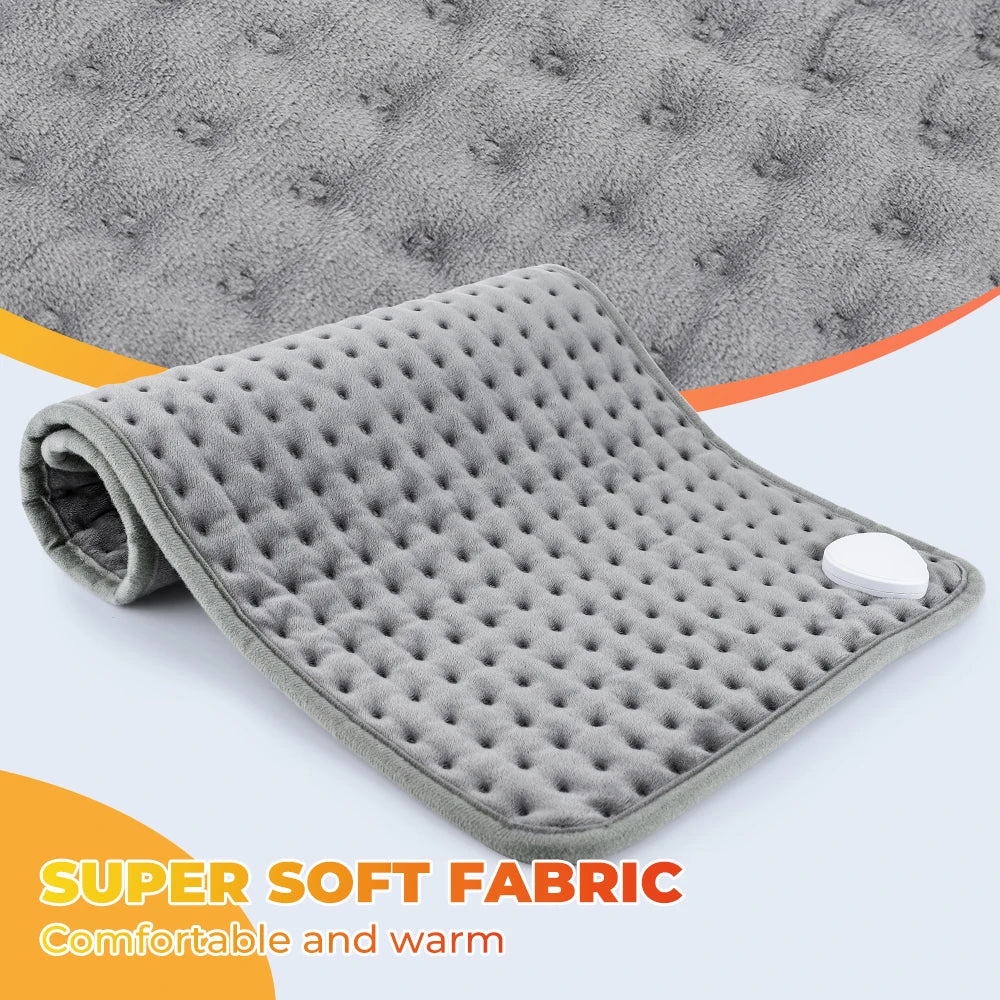 Electric Heating Blanket Thermal Pads Warmer 9 Levels Heated Mat Soft&Safe Winter Body Back Leg Warmer Pads Home Use  60*30cm