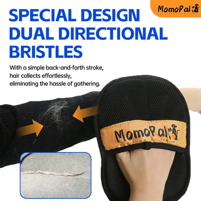 Upgraded Double Sided Grooming Glove Pet Dog Supplies Hair Remover Gloves Reusable Grooming Glove Grooming Equipment For Cats